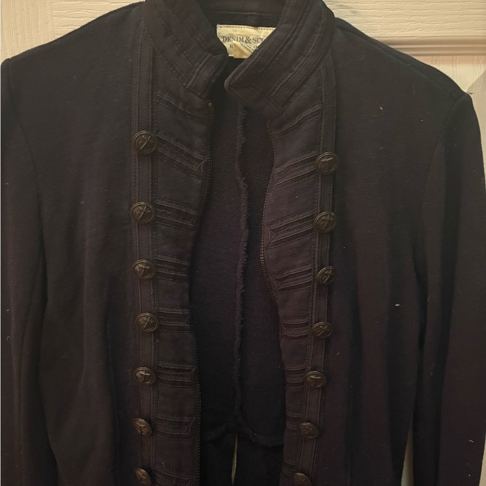 Denim & Supply Ralph Lauren Black Military-Inspired Jacket